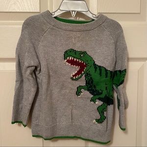 GUC - Baby Gap T-Rex Dinosaur Sweater - Size 2T